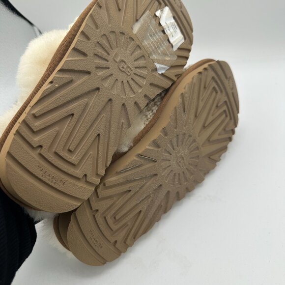 Women's 100% UGG Brand 1117659 Cozy Cream Knit Soft Slipper Shoes Size 8 - Picture 6 of 7